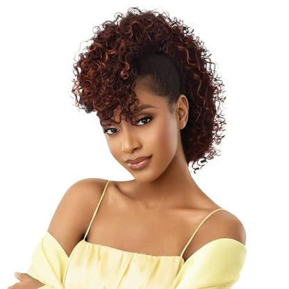 Outre Converti Cap Hair Wig Beach Babe - Jet Black 1 - Synthetic Wig for Women