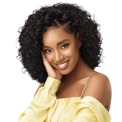 Outre Converti Cap Hair Wig Beach Babe - Jet Black 1 - Synthetic Wig for Women