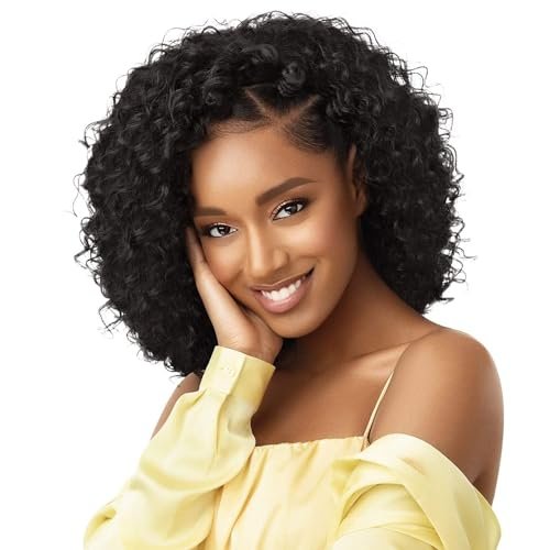 Outre Converti Cap Hair Wig Beach Babe - Jet Black 1 - Synthetic Wig for Women - görsel 4