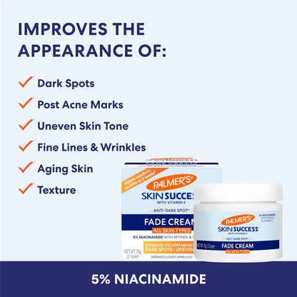 Palmer's Skin Success Anti-Dark Spot Fade Cream for Dry Skin, 4.4 oz