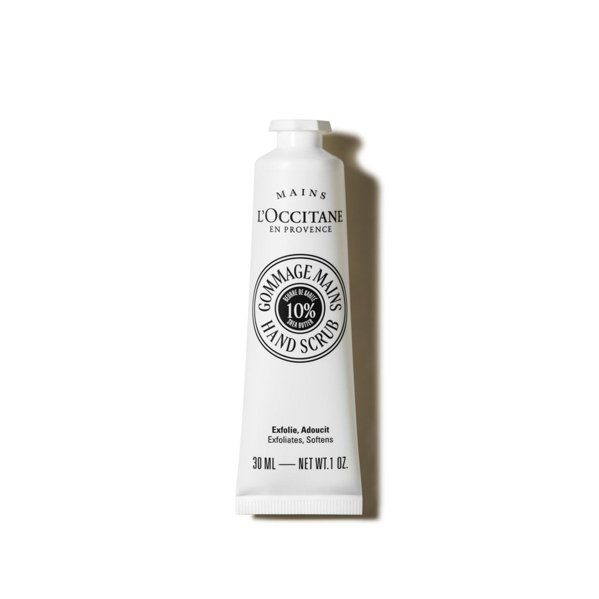 L'Occitane Shea One-Minute Hand Scrub - 1 fl oz Gentle Exfoliator for Soft Hands Avelisse