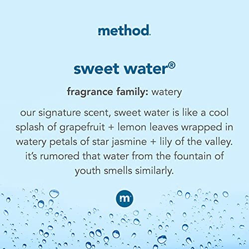 Method Gel Hand Soap, Sweet Water, 12 fl oz (Pack of 3) - Biodegradable & Gentle Hand Wash - görsel 6