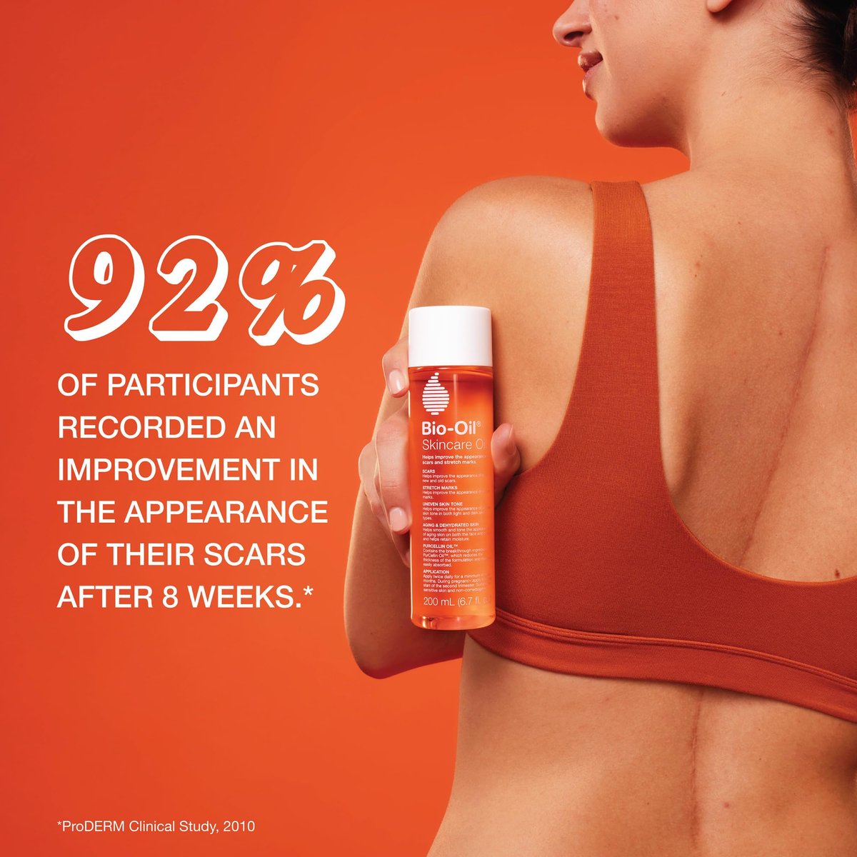 Bio-Oil Skincare Body Oil Serum for Scars and Stretch Marks, Face and Body Moisturizer with Vitamin E & A for Sensitive Dry Skin, Dermatologist Recommended, Travel Size, .85 oz, Pack of 3 - görsel 5