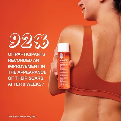 Bio-Oil Skincare Body Oil Serum for Scars and Stretch Marks, Face and Body Moisturizer with Vitamin E & A for Sensitive Dry Skin, Dermatologist Recommended, Travel Size, .85 oz, Pack of 3 - görsel 6