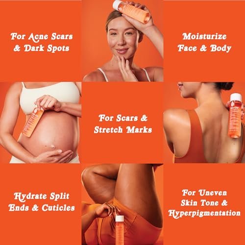 Bio-Oil Skincare Body Oil Serum for Scars and Stretch Marks, Face and Body Moisturizer with Vitamin E & A for Sensitive Dry Skin, Dermatologist Recommended, Travel Size, .85 oz, Pack of 3 - görsel 10