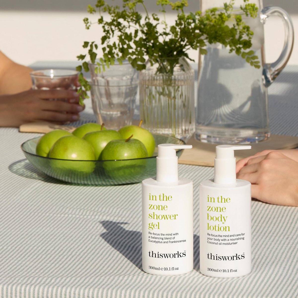 THISWORKS In The Zone Body Lotion 300ml – Hydrating Aromatherapy Body & Hand Lotion with Eucalyptus & Essential Oils, Lightweight Moisturizer for Dry Skin Avelisse