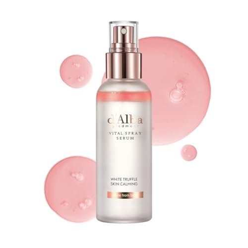 d'alba Piedmont White Truffle Vital Spray Serum - Vegan Calming Hydrating Facial Mist for Sensitive Skin, 3.38 fl oz - görsel 2