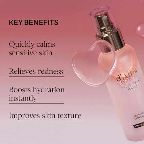 d'alba Piedmont White Truffle Vital Spray Serum - Vegan Calming Hydrating Facial Mist for Sensitive Skin, 3.38 fl oz - görsel 10