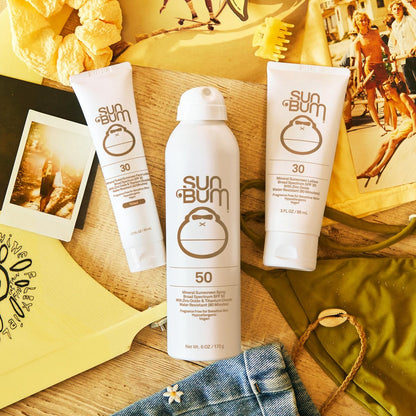 Sun Bum Mineral SPF 50 Sunscreen Body Spray - Water-Resistant Broad Spectrum Moisturizing Sunscreen with Vitamin E - Hawaii 104 Act Compliant - 6 oz