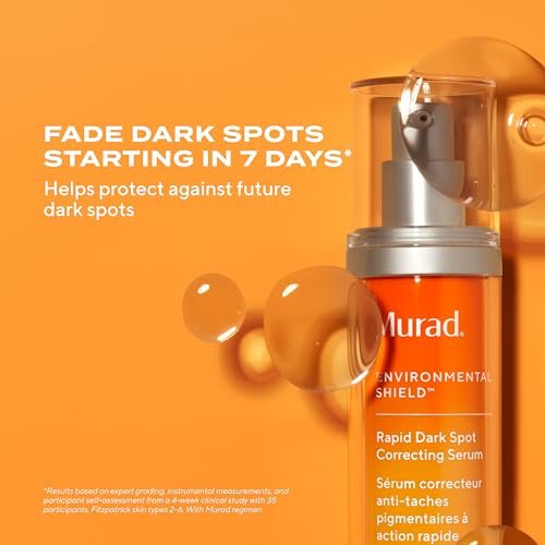 Murad Rapid Dark Spot Correcting Serum – Advanced Anti-Aging Formula with Patented Resorcinol Technology, Tranexamic and Glycolic Acids for Hyperpigmentation, Dark Spots and Dull Skin – 1 Fl Oz Avelisse