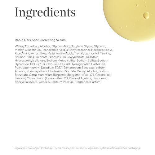 Murad Rapid Dark Spot Correcting Serum – Advanced Anti-Aging Formula with Patented Resorcinol Technology, Tranexamic and Glycolic Acids for Hyperpigmentation, Dark Spots and Dull Skin – 1 Fl Oz Avelisse