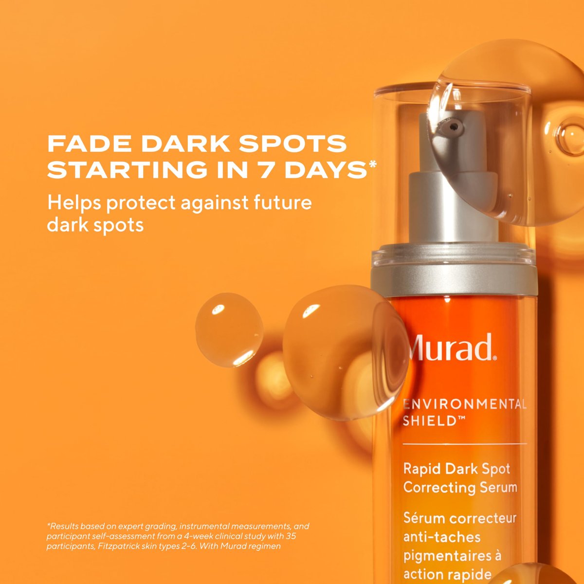 Murad Rapid Dark Spot Correcting Serum – Advanced Anti-Aging Formula with Patented Resorcinol Technology, Tranexamic and Glycolic Acids for Hyperpigmentation, Dark Spots and Dull Skin – 1 Fl Oz Avelisse