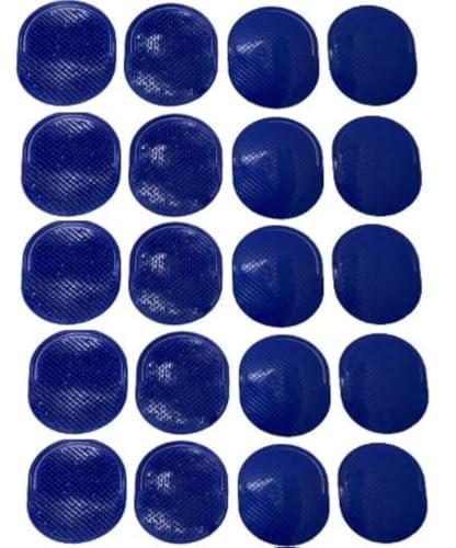G.B.S Blue Pocket Palm Brush – 20-Pack, Made in USA, for Hair and Pet Grooming