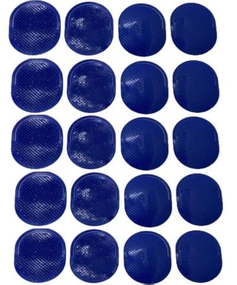 G.B.S Blue Pocket Palm Brush – 20-Pack, Made in USA, for Hair and Pet Grooming - görsel 1