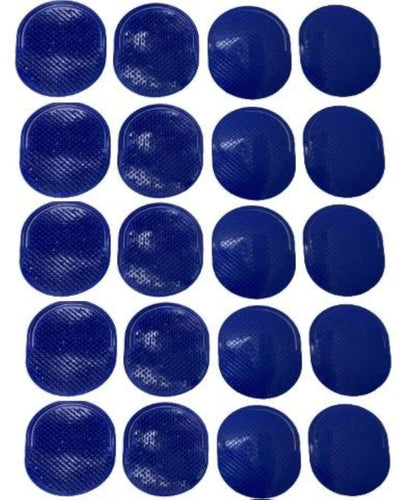 G.B.S Blue Pocket Palm Brush – 20-Pack, Made in USA, for Hair and Pet Grooming
