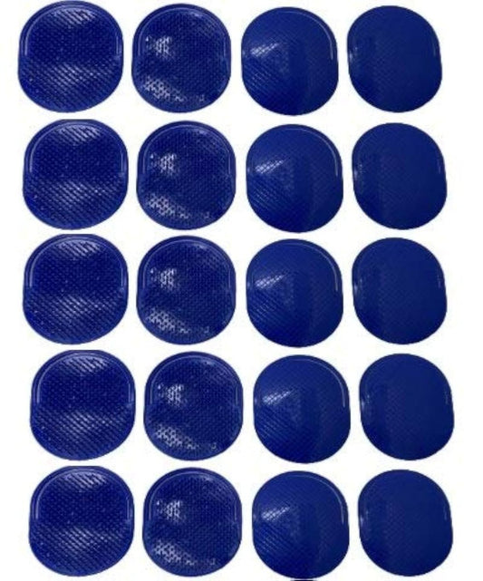 G.B.S Blue Pocket Palm Brush – 20-Pack, Made in USA, for Hair and Pet Grooming