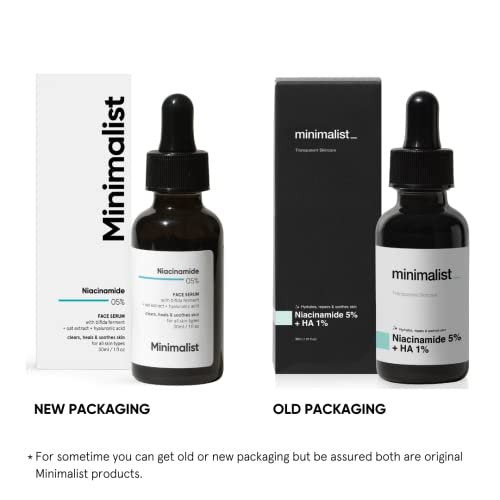 Minimalist 5% Niacinamide Serum with 1% Hyaluronic Acid – Pore Minimizer for Oily Skin, Acne Marks & Blemishes, 1 Fl Oz - görsel 10