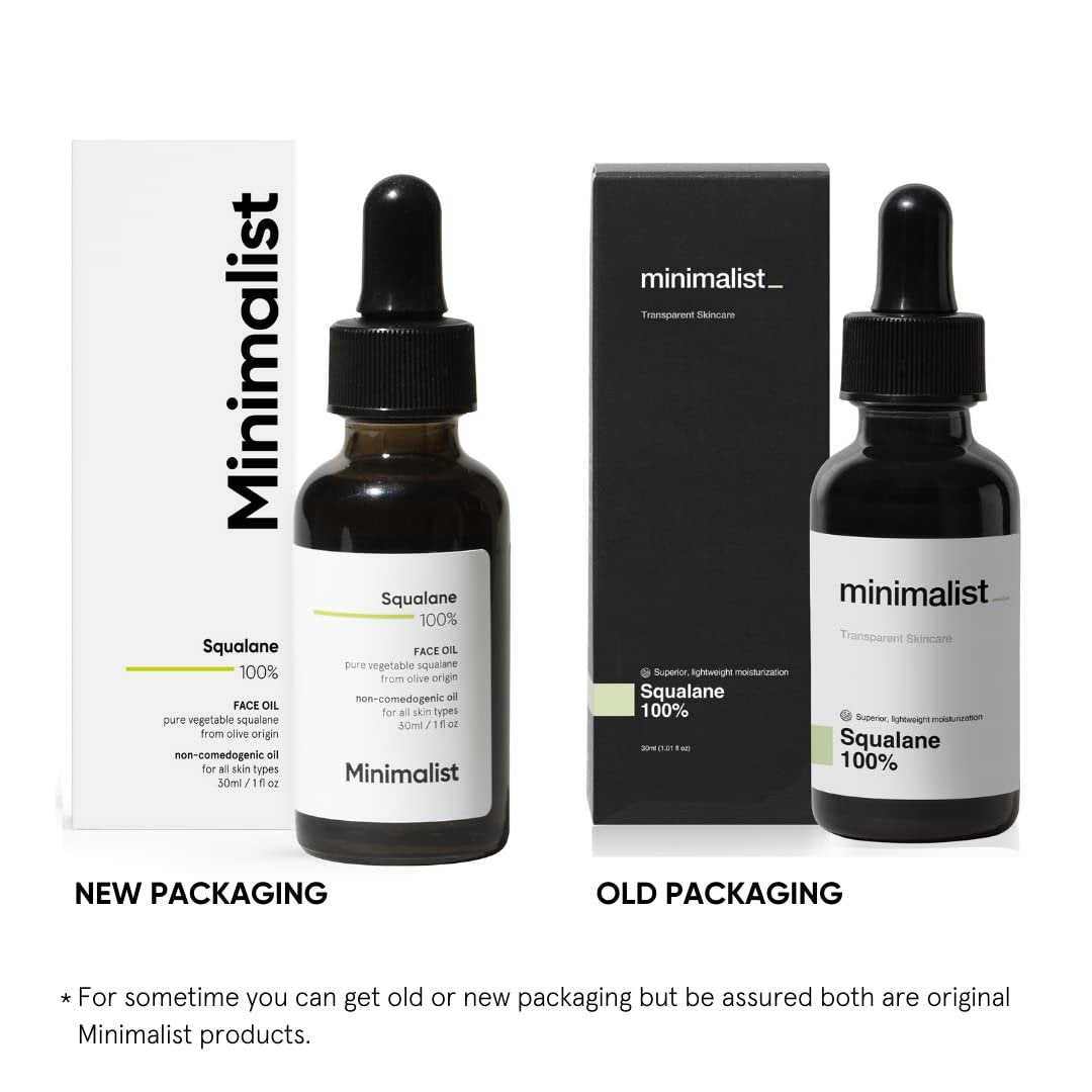 Minimalist Squalane 100% Plant Derived Face Oil – Deep Hydration, Reduces Fine Lines, Restores Skin Elasticity (1 Fl Oz / 30 ml) - görsel 11