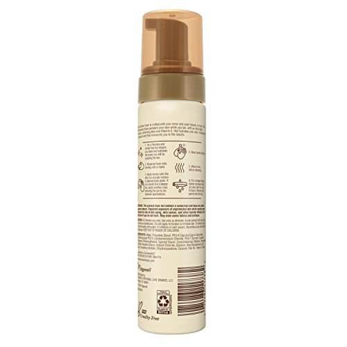 Hawaiian Tropic Sunless Tan Light/Medium Self-Tanning Foam - 6.7 oz Natural-Looking Sunless Tanner Avelisse