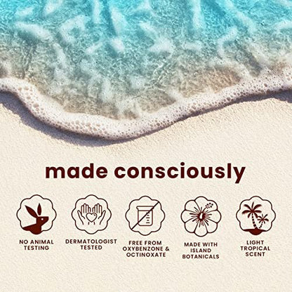 Hawaiian Tropic Skin Nourishing Milk Mineral Sunscreen Lotion SPF 50, Travel Size 3.4 Fl Oz | Zinc Oxide Sunblock, Oxybenzone Free