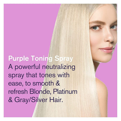 BOLD UNIQ Blonde Toner Spray - Purple Leave In Toning Hair Treatment for Blonde, Platinum & Gray/Silver Hair, 5.9 Fl Oz Avelisse