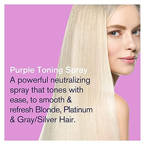 BOLD UNIQ Blonde Toner Spray - Purple Leave In Toning Hair Treatment for Blonde, Platinum & Gray/Silver Hair, 5.9 Fl Oz Avelisse