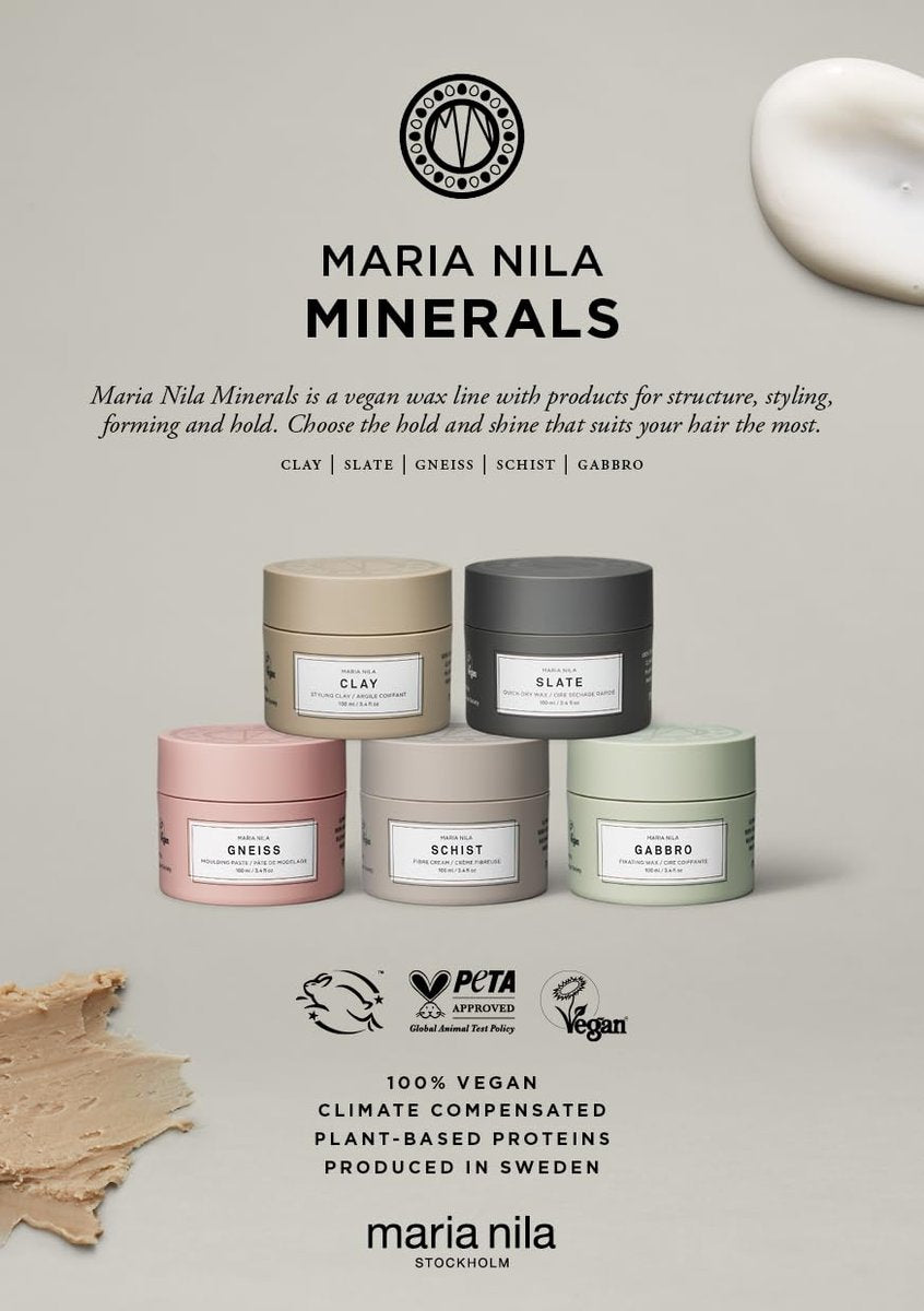 Maria Nila Minerals Clay - Defining Wax with Matte Texture, 3.4 Fl Oz, Hold 3/5, 100% Vegan & Sulfate/Paraben Free - görsel 7