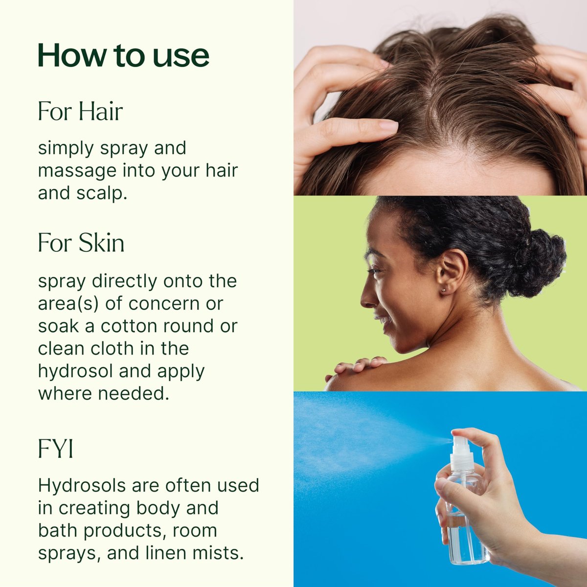Plant Therapy Rosemary Hydrosol - 4 oz Gentle Facial Toner & Skin Refresher, Natural Floral Water for Soothing Hydration Avelisse