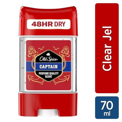Old Spice Captain Antiperspirant Deodorant Stick for Men, 70 ml (2.37 Fl Oz)