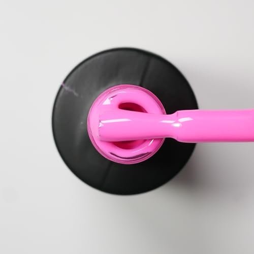 IN.HYPE Gel Polish Highly Pigmented Neon Hot Barbie Pink #85 - HEMA-Free, Soak Off UV/LED, Long-Lasting Professional Nail Color (0.6 Fl Oz) - görsel 5