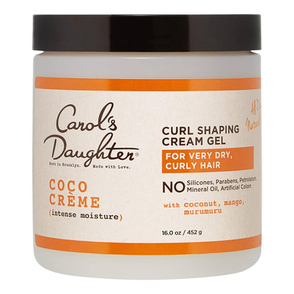 Carol’s Daughter Coco Creme Curl Shaping Cream Gel – 16 oz with Coconut Oil & Coconut Milk for Curly Hair, Silicone & Paraben Free Avelisse
