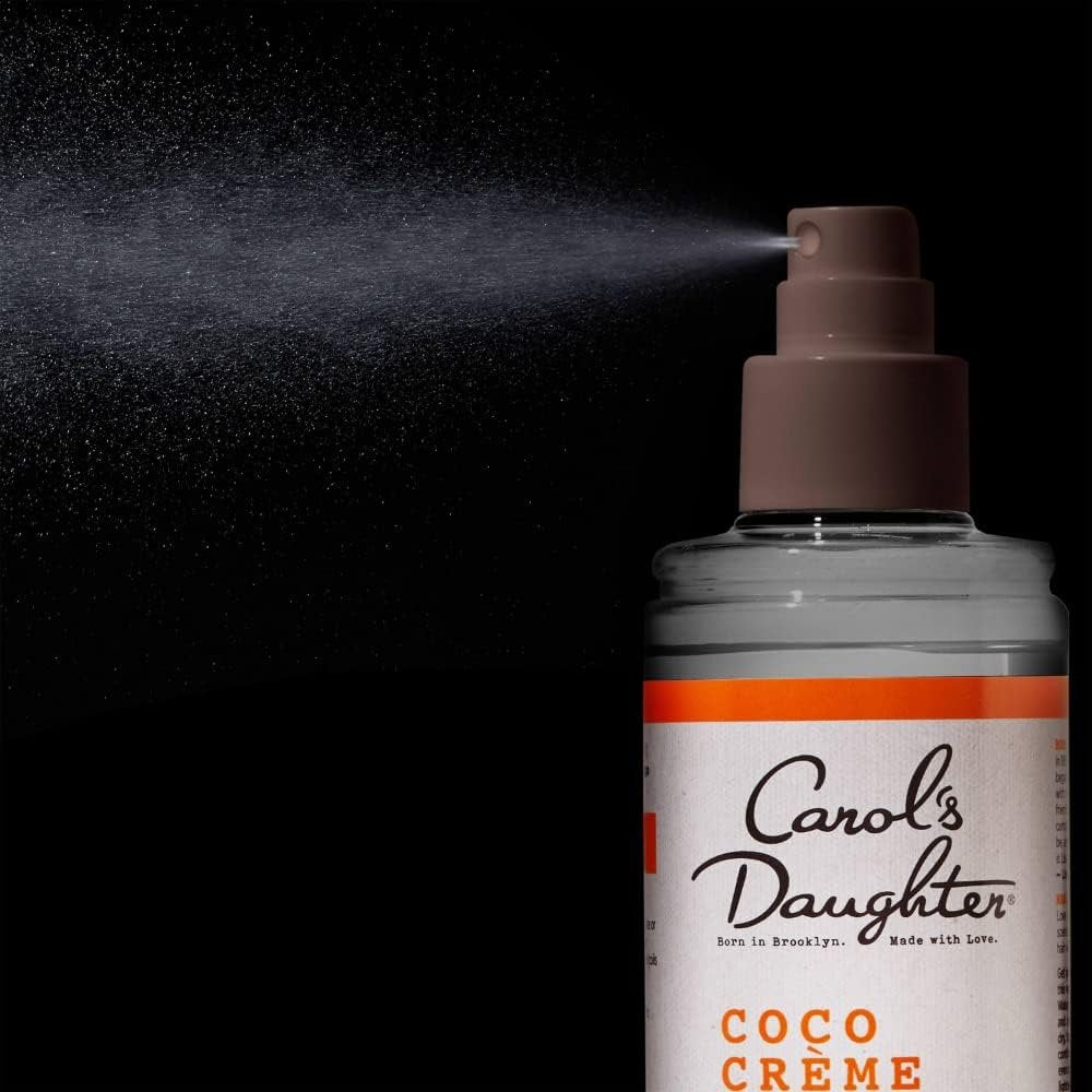 Carol's Daughter Coco Creme Curl Perfecting Water Coconut Mist - Silicone & Paraben Free Curl Refresher Spray for Curly to Coily Hair, 8.4 Fl Oz - görsel 7