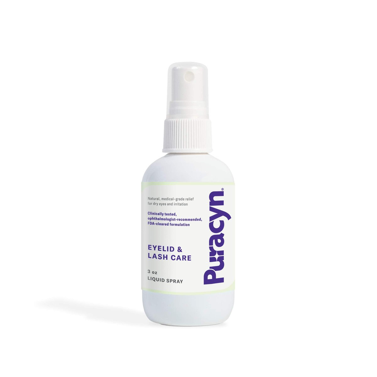Puracyn Eyelid and Lash Care – Natural Medical-Grade Spray for Styes, Blepharitis & Irritation Relief, 3 oz Avelisse