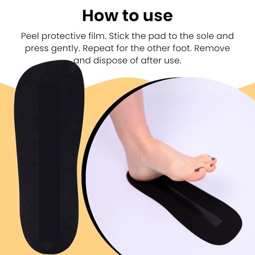 KOBBTAN 30 Pairs (60 Feet) Disposable Foam Spray Tan Feet Pads – Non-Slip, Comfortable, Hygienic for Sunless Tanning at Home or Salon Avelisse