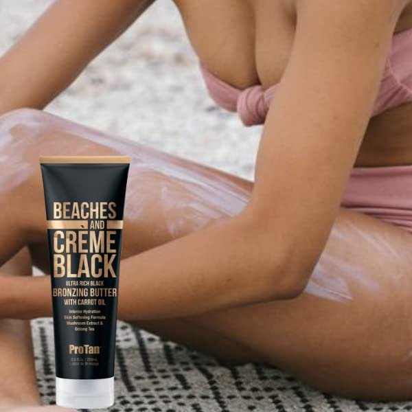 Pro Tan Beaches & Crème Black Butter DHA & Tyrosine Tanning Lotion 8.5 oz Avelisse