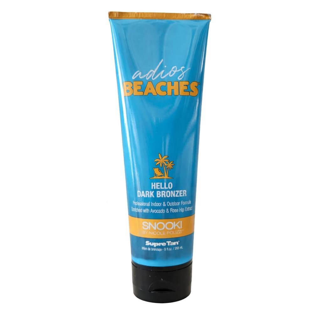 Snooki Adios Beaches DHA Plus Natural Bronzers Self Tanner - 9 oz - görsel 1