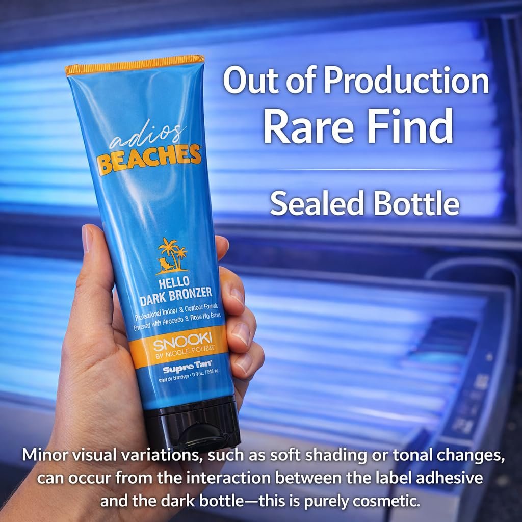 Snooki Adios Beaches DHA Plus Natural Bronzers Self Tanner - 9 oz - görsel 9