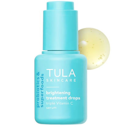 TULA Skin Care Brightening Treatment Drops - Vitamin C Serum for Dull Skin & Dark Spots, 1 fl oz. Avelisse