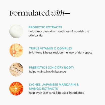 TULA Skin Care Brightening Treatment Drops - Vitamin C Serum for Dull Skin & Dark Spots, 1 fl oz. Avelisse