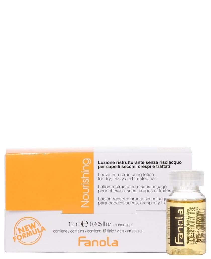 Fanola Restructuring Leave-in Conditioner – Deep Hydration & Nourishment for Dry, Stressed, Damaged Hair with Milk Proteins & Argan Oil, 10 Fl Oz - görsel 1