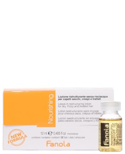 Fanola Restructuring Leave-in Conditioner – Deep Hydration & Nourishment for Dry, Stressed, Damaged Hair with Milk Proteins & Argan Oil, 10 Fl Oz - görsel 2