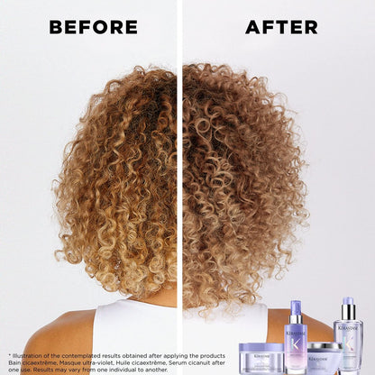 KÉRASTASE Blond Absolu Cicanuit Serum - Overnight Hair Serum for Color Treated Blonde Hair, Hydrates and Softens with Hyaluronic Acid and Edelweiss Flower, 3.04 Fl Oz Avelisse