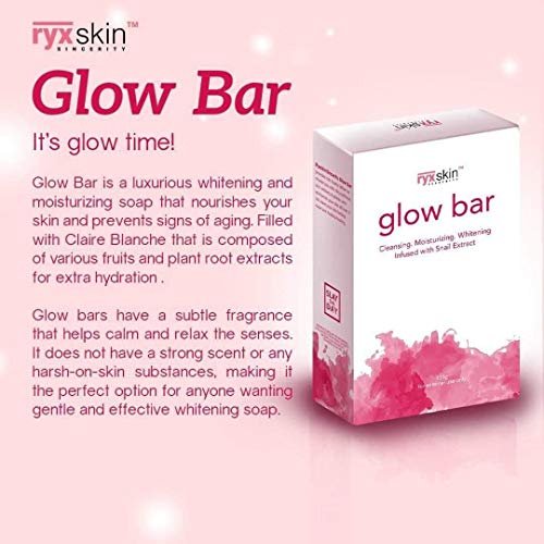 Ryxskin Glow Bar Cleansing and Moisturizing – Gentle Exfoliation: Snail extract provides mild exfoliation to – Image 4
