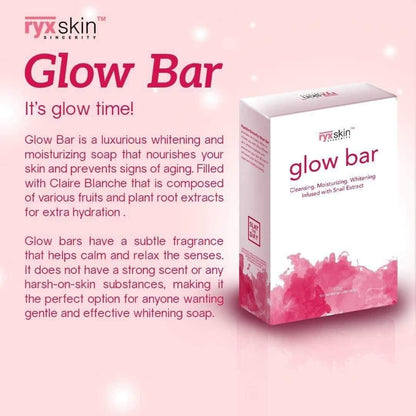 Ryxskin Glow Bar Cleansing and Moisturizing – Moisturizing Formula: Unlike harsh soaps, Glow Bar leaves your skin – Image 3
