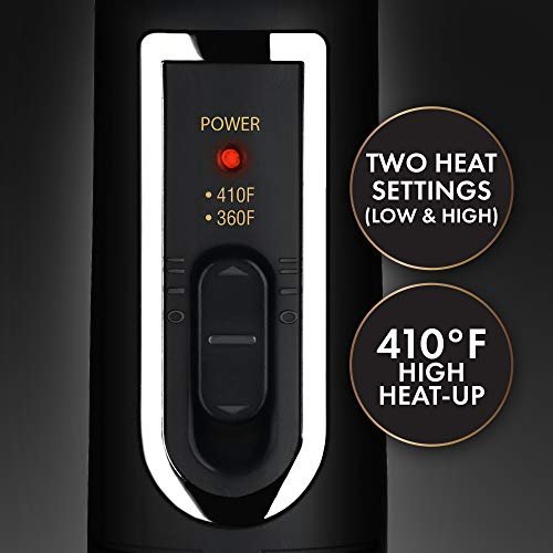 Hot Tools Men's Beard Straightener Brush - Ceramic Heat for Smooth Finish Avelisse