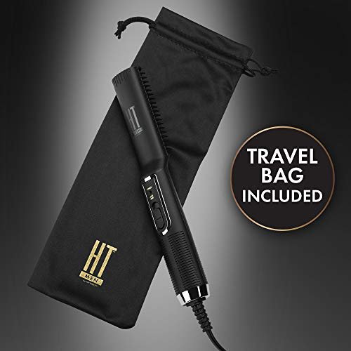 Hot Tools Men's Beard Straightener Brush - Ceramic Heat for Smooth Finish Avelisse