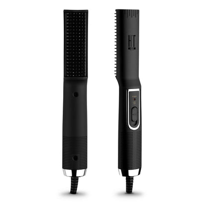Hot Tools Men's Beard Straightener Brush - Ceramic Heat for Smooth Finish Avelisse