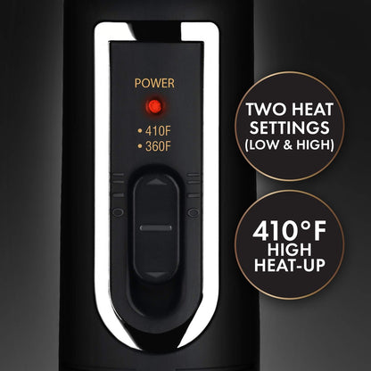Hot Tools Men's Beard Straightener Brush - Ceramic Heat for Smooth Finish Avelisse