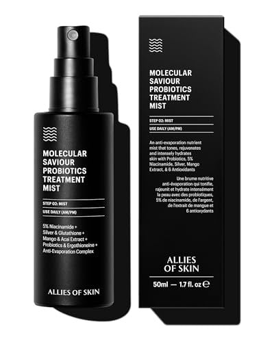 Allies of Skin Probiotic Face Mist with 5% Niacinamide – Minimize Pores & Boost Moisture (1.7 Fl Oz) Avelisse