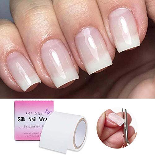 Nail Repair Fiberglass Silk Wrap – Self-Adhesive Anti-Damage Nail Protector for Home & Salon Use (Clear, 1.2 x 39.4 Inches) - görsel 8